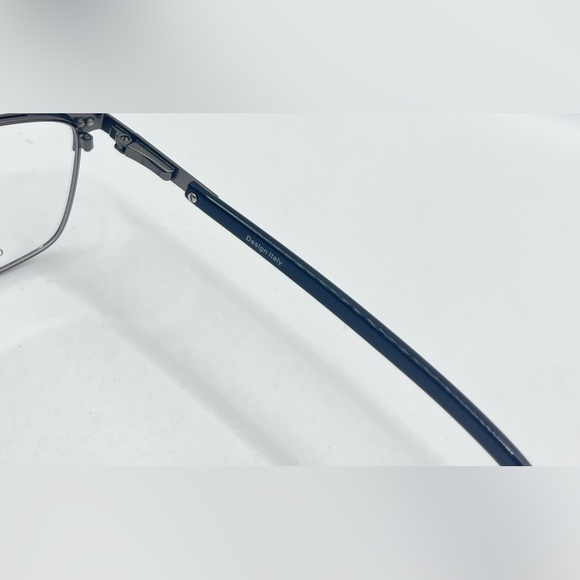 Design Italy S117 Black Rectangular Sunglasses Frames Only - Picture 7 of 8